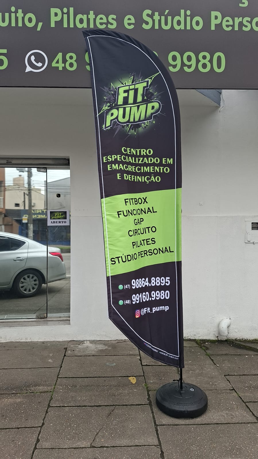 Bandeira windflag personalizada