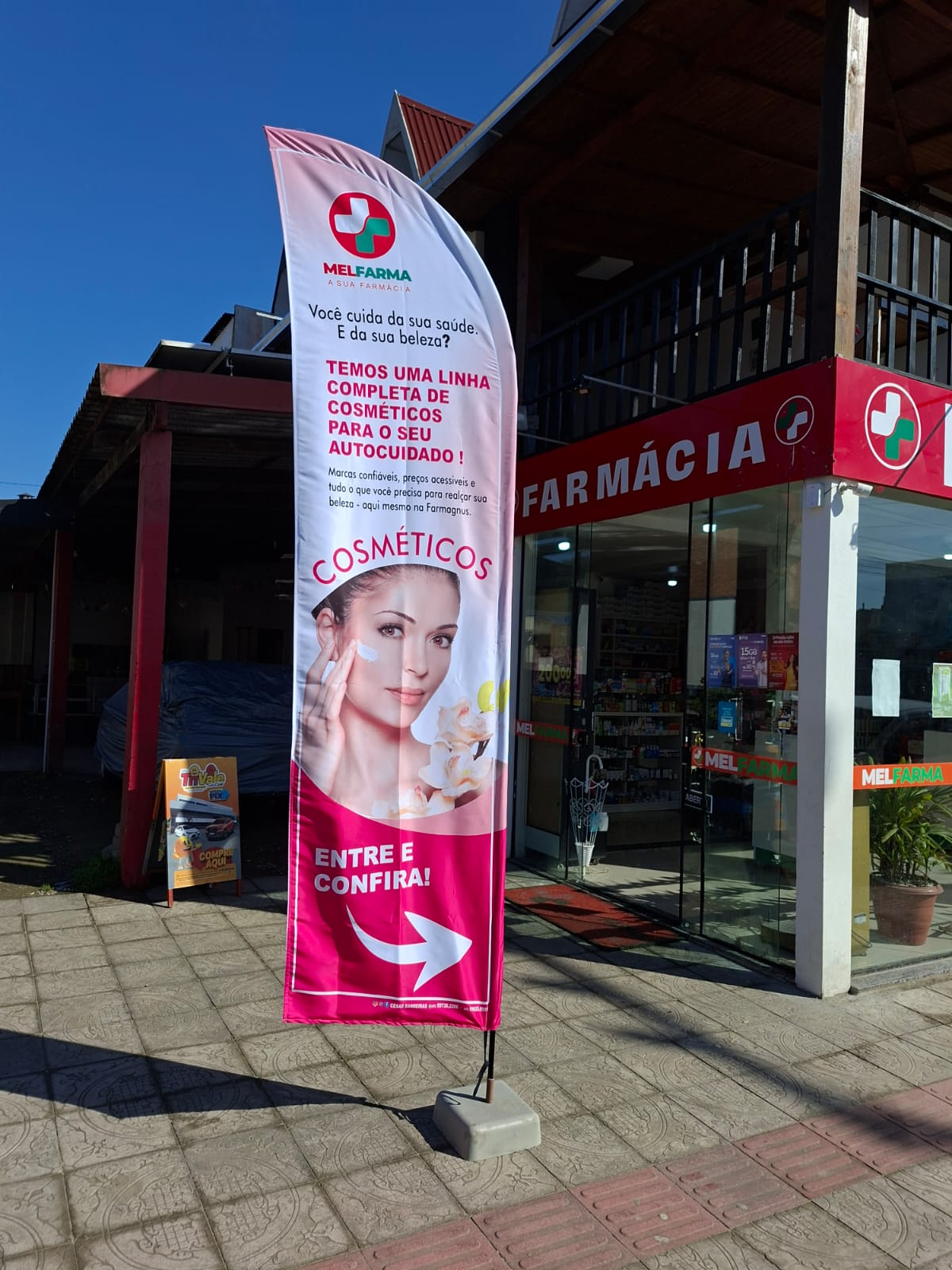 Bandeiras promocionais para eventos