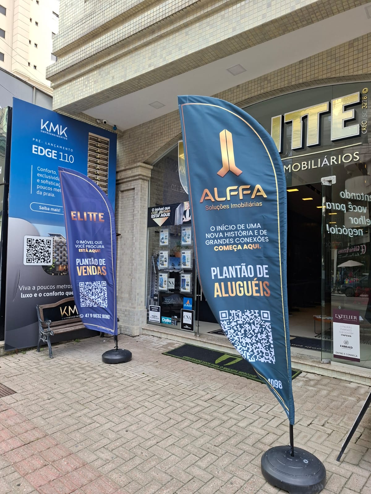 Bandeira windflag promocional