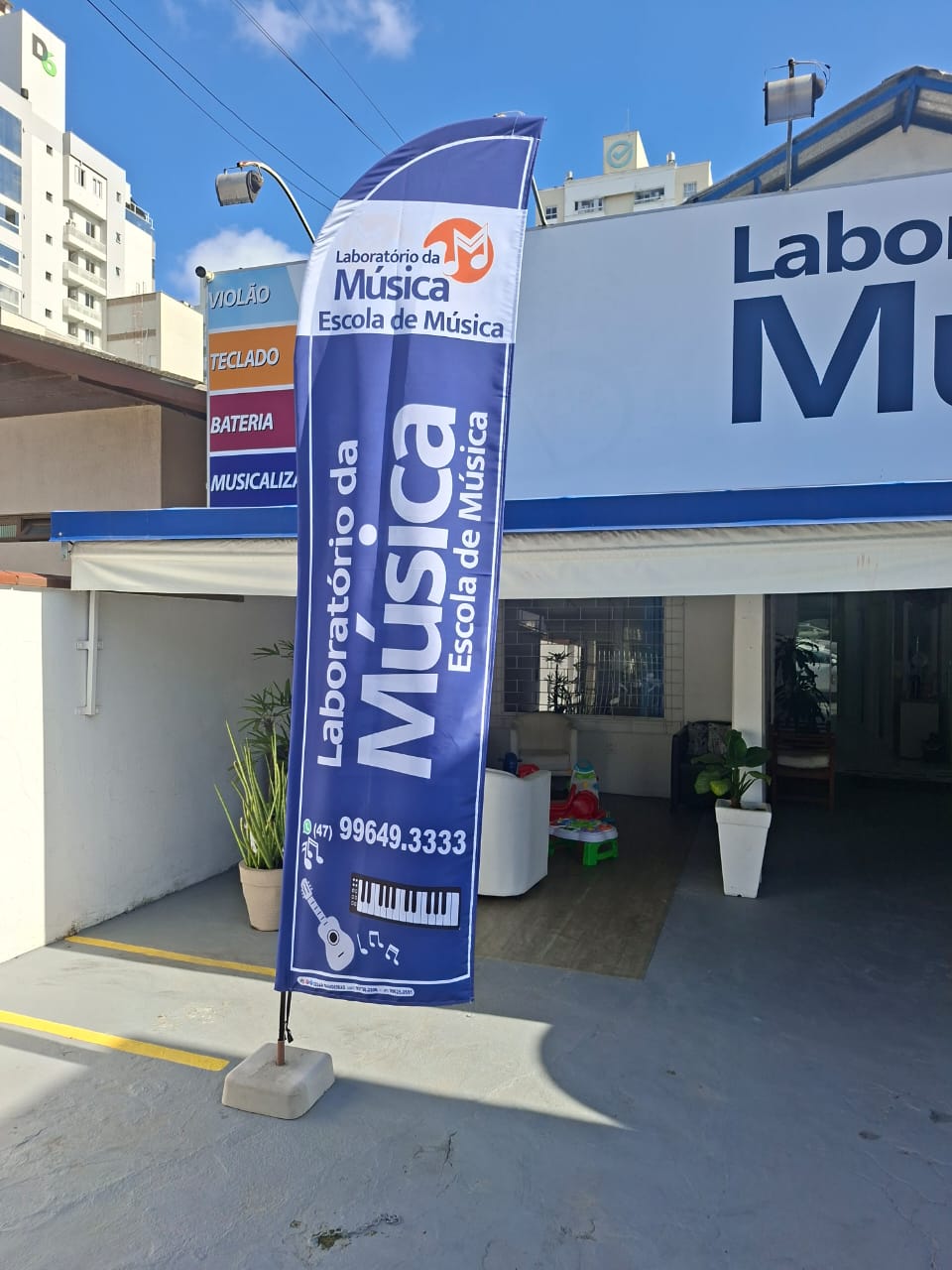 Windflag promocional de alto impacto