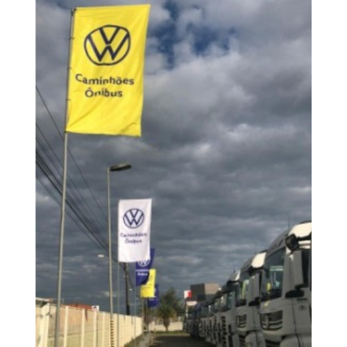 Bandeira windflag para divulgação