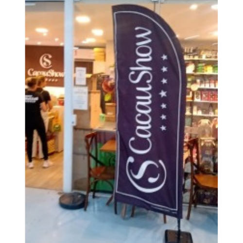 Windflag com identidade visual forte