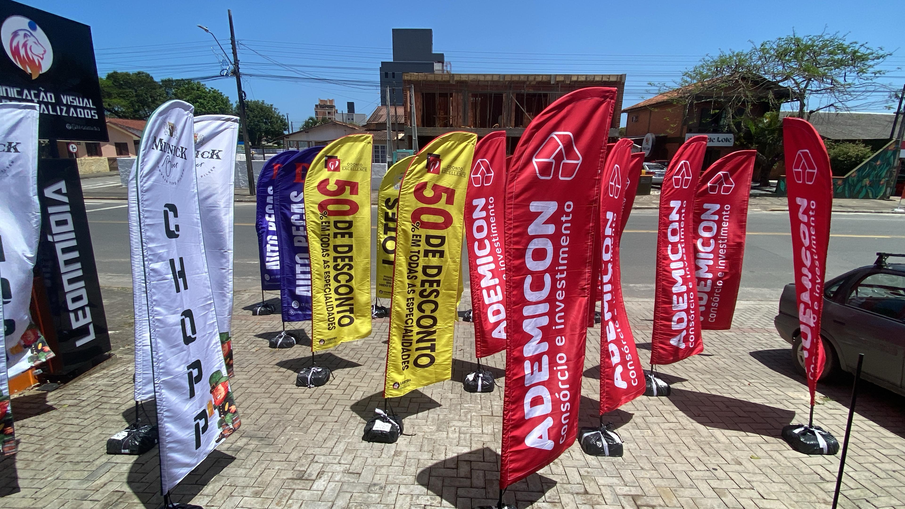 Windflag em ponto de grande fluxo