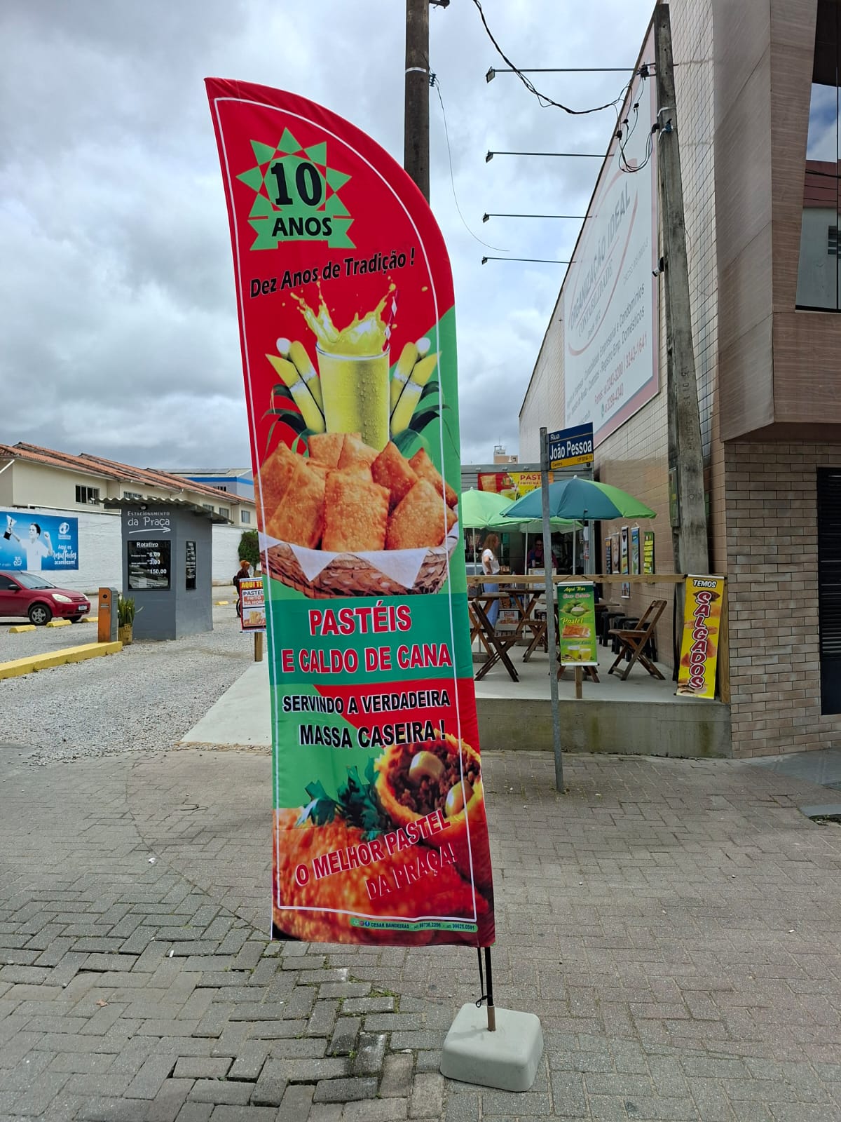 Bandeira personalizada para loja física